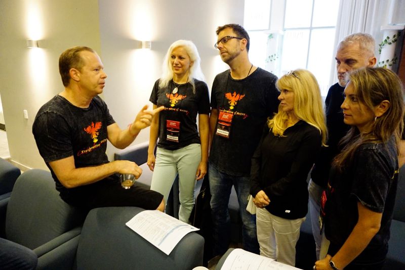 At each event, Dr. Joe Dispenza met with the Brain Mapping team, shaping insights that now guide Claudia’s work in lasting transformation.
