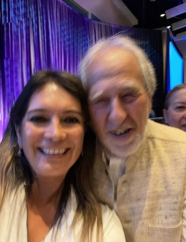 Bruce Lipton after his insightful talk