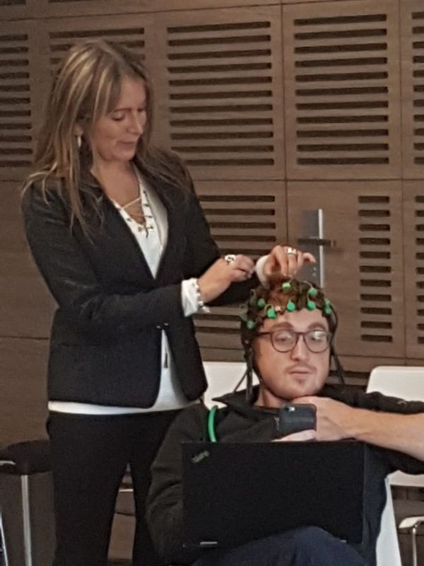 Brain mapping demo at a world's leading tech company